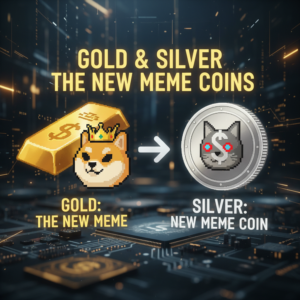 Gold and silver are the new meme coins !nb