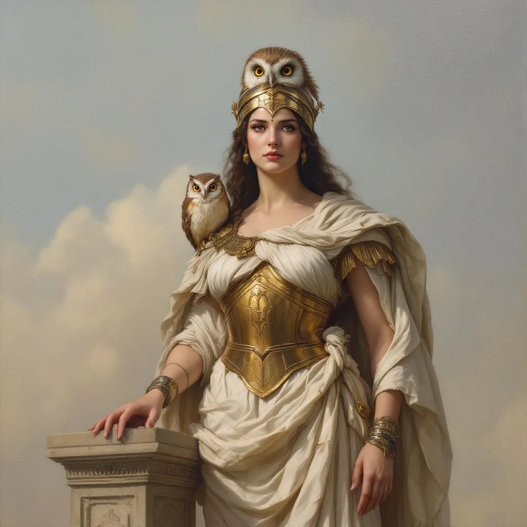 Athena's association with the owl stems from multiple symbolic and mythological reasons that made t…