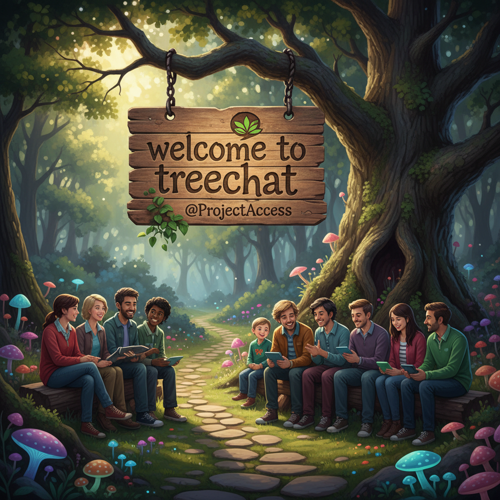 welcome to treechat @ProjectAccess !nb