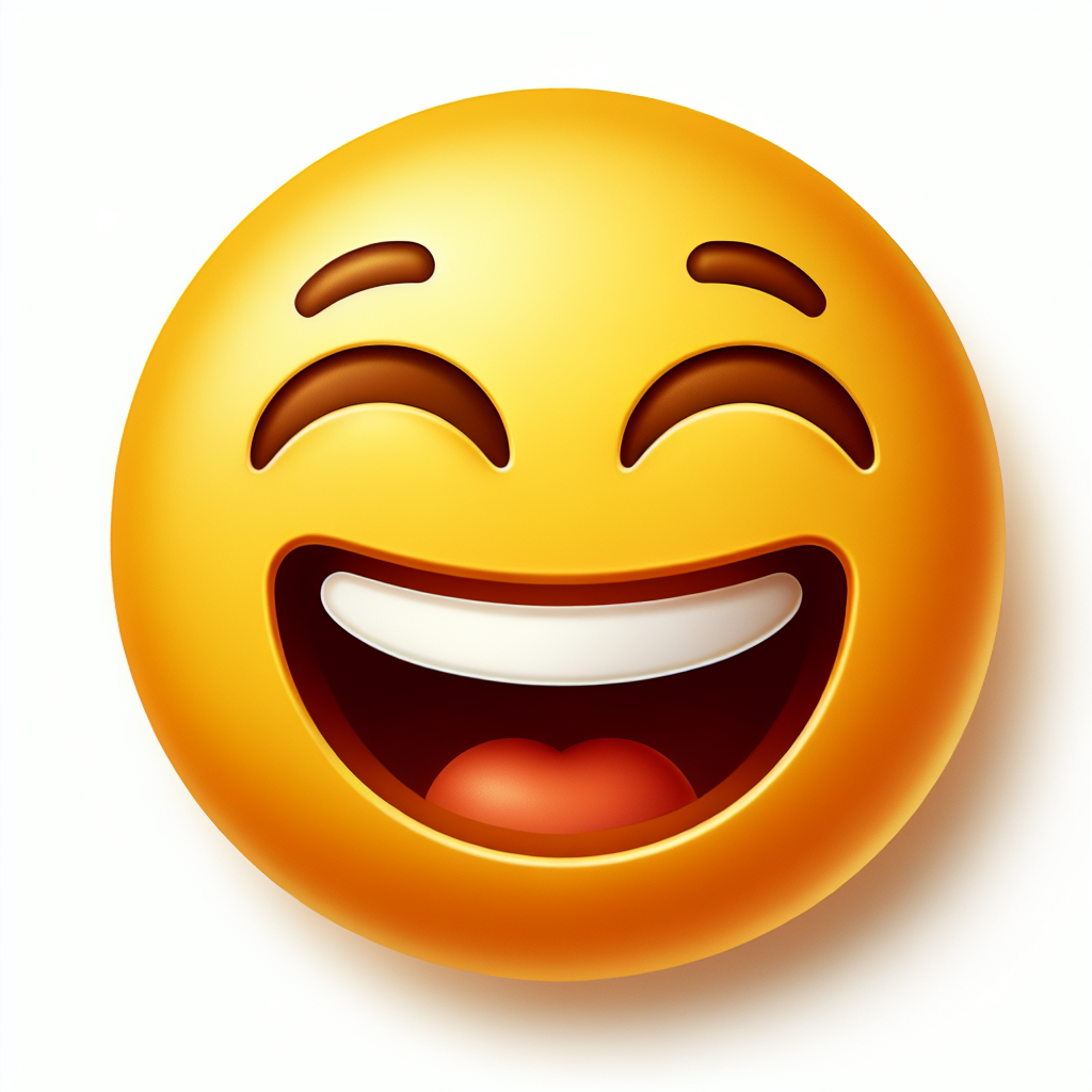 laugh emoji !dalle