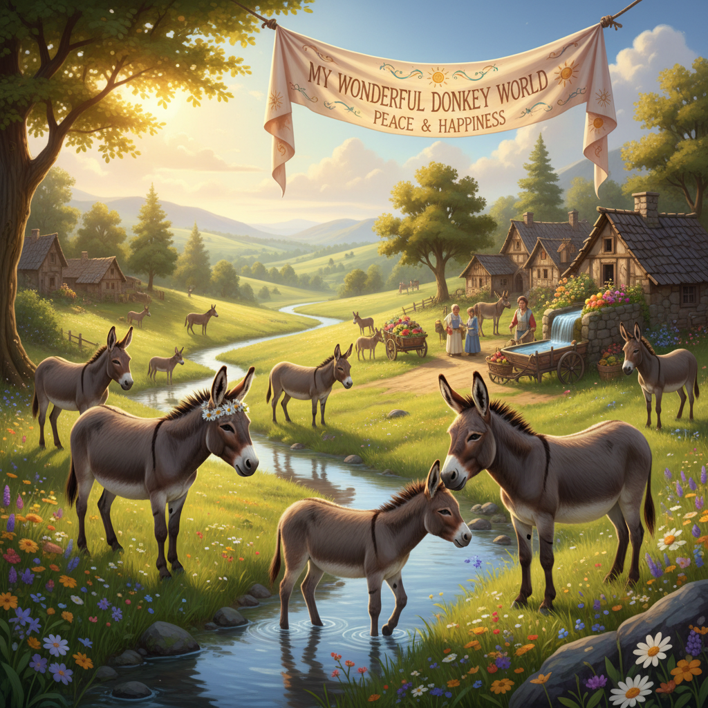 !nb My wonderful donkey world is beautiful enough for me. I don't need that barbaric time of murder…