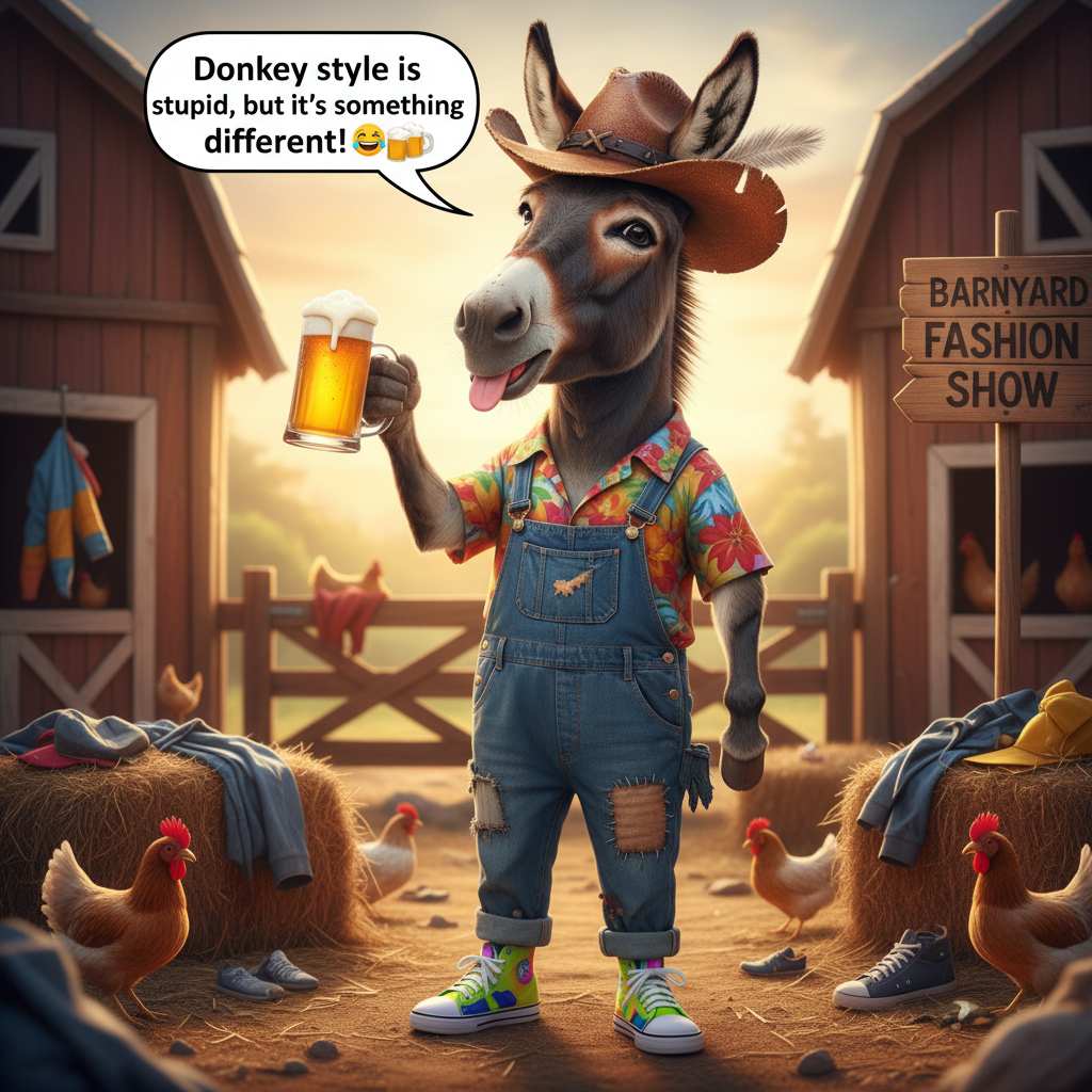 !nb Donkey style is stupid, but it's something different! 🤪🍻