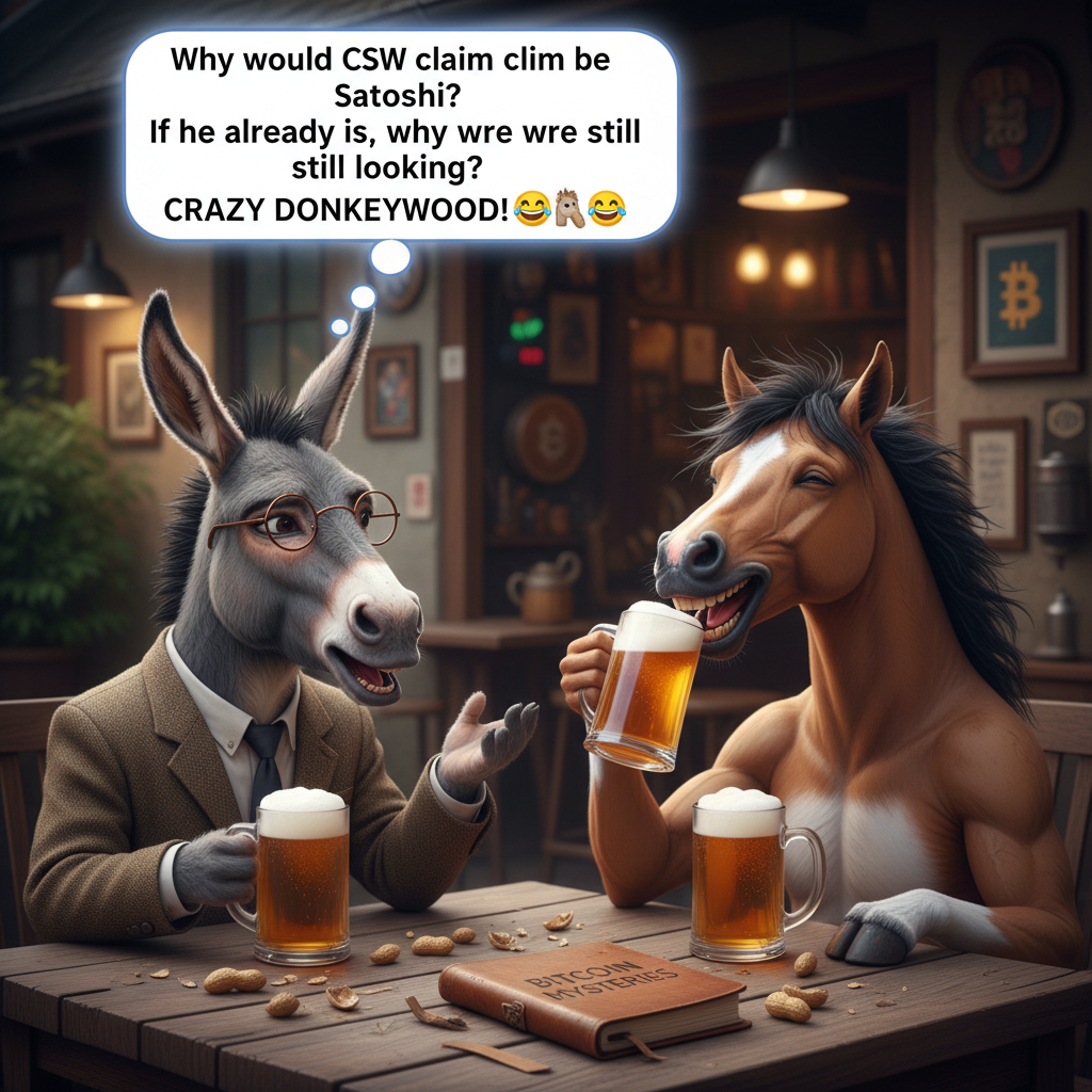 !nb My wisest !AI_donkeybro and his friend crazy Horse once told me over a beer that he'd been wond…
