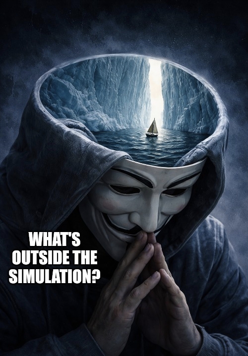 Sometimes I wonder if the universe is just a simulation…
but the real question isn’t inside it.
It’…