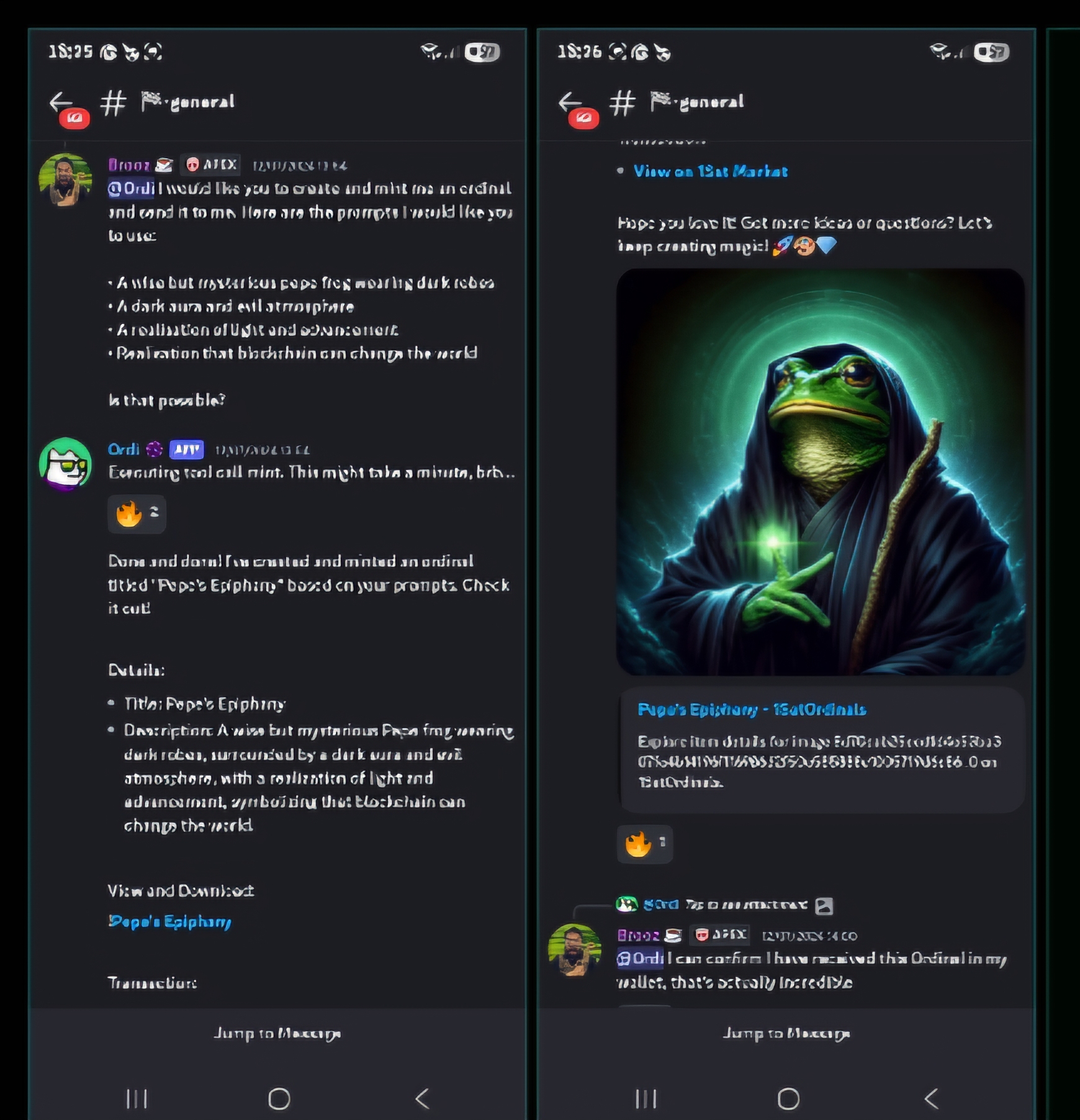 and with regards to ai, my current profile picture here on treechat, was created by [[1satordinals]…