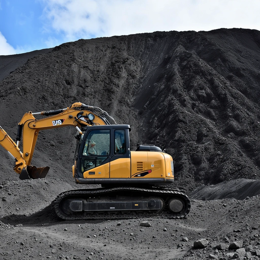 !sd3 a bucket-wheel excavator in volcano