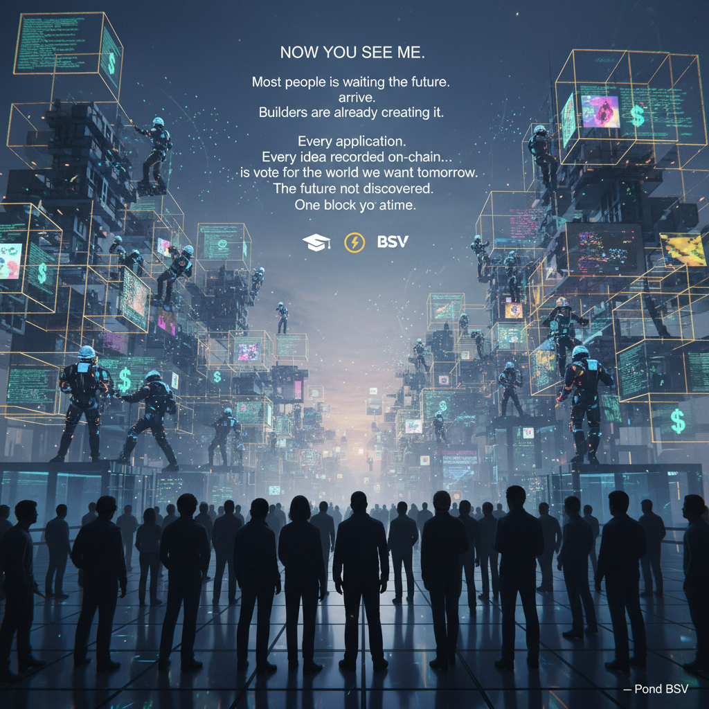 Now You See Me.
Most people are waiting for the future to arrive.
Builders are already creating it.…