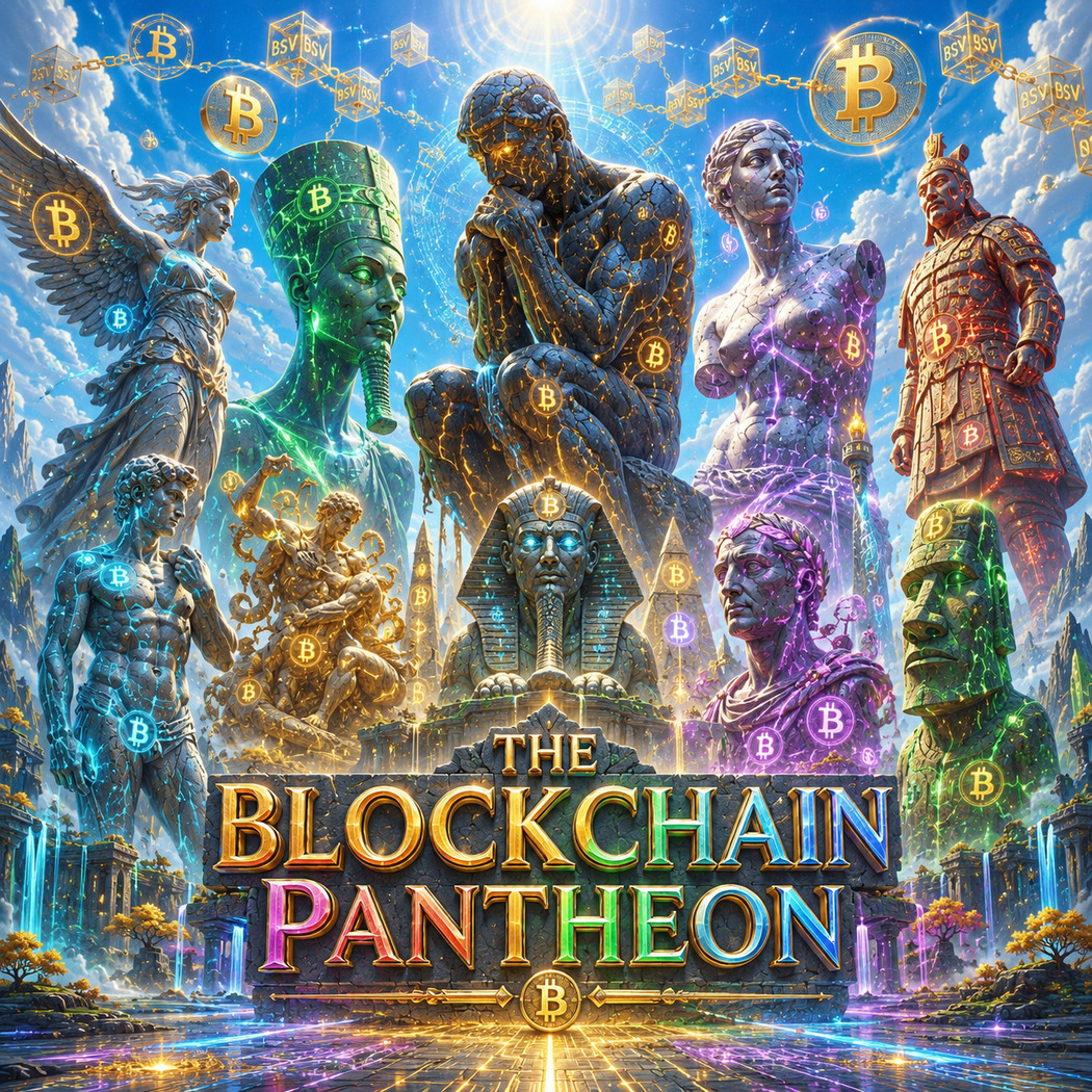 🌌 The Blockchain Pantheon Collection 🌌
👇Choose the items you like. 1 BSV every item.
🚀Send the paym…