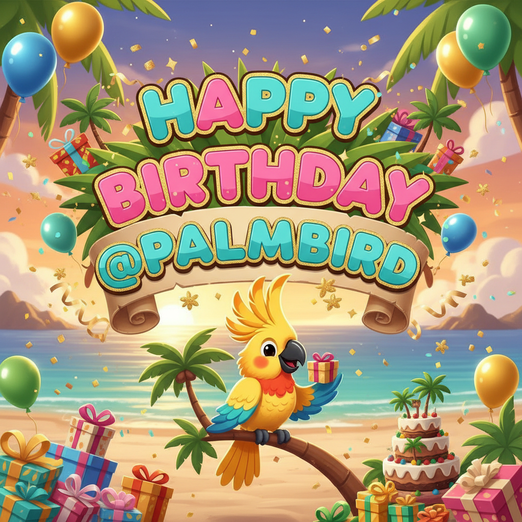 Happy Birthday @palmbird !nb