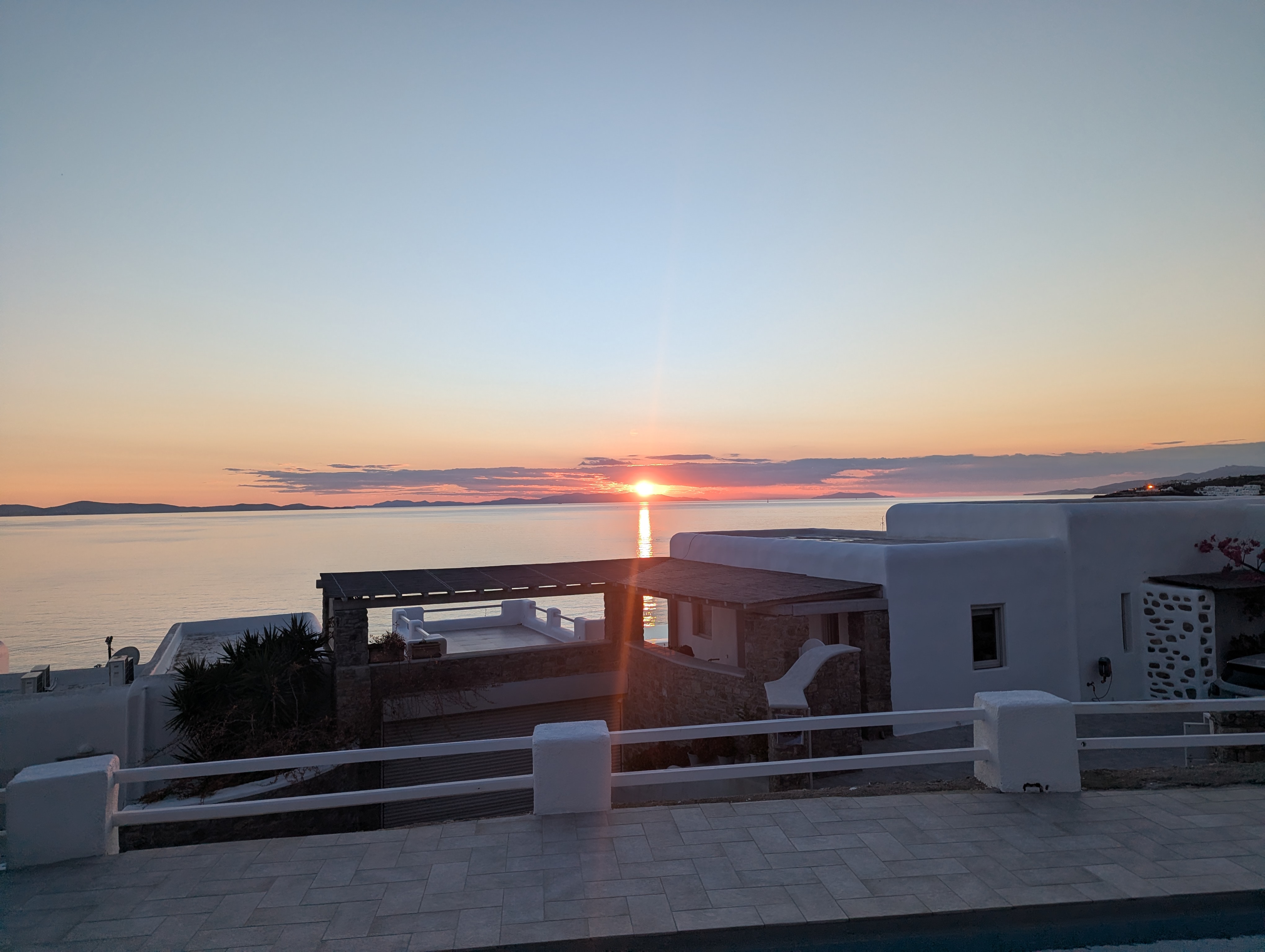Sunset Mykonos Greece