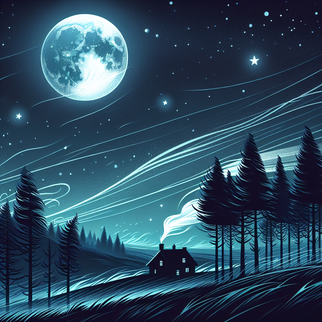 Good windy night !dalle