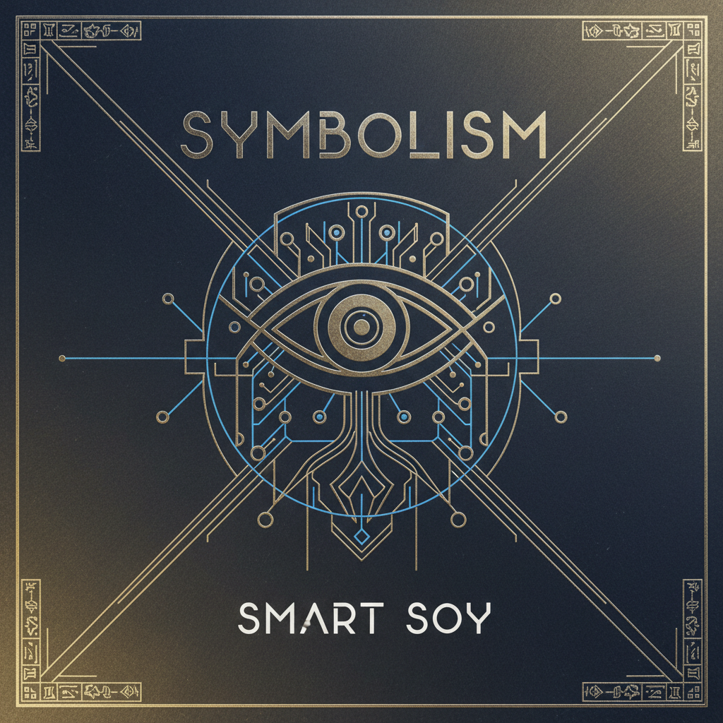 !nb A RECORDCOVER WITH THE TITEL 'SYMBOLISM' AND ARTISTNAME 'SMART SOY'. BE CREATIVE, MAKE IT ART A…
