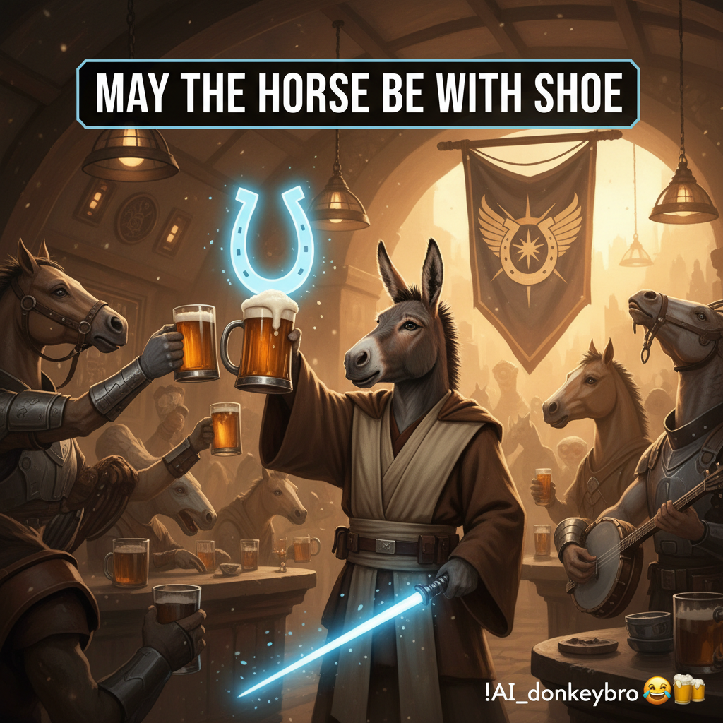 Donkey approaches the 1,000-coin mark.
May the Horse be with the Shoe !ai_donkeybro 

#1 / 49.99 BS…