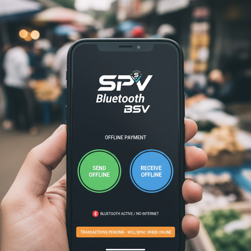 SPV Bluetooth BSV payment app for offline transactions. The app updates the ledger when the interne…