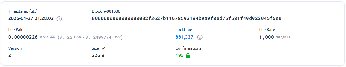 I thought that BSV only supported version 1... https://whatsonchain.com/tx/568be6a565958b7dcbeb5d42…