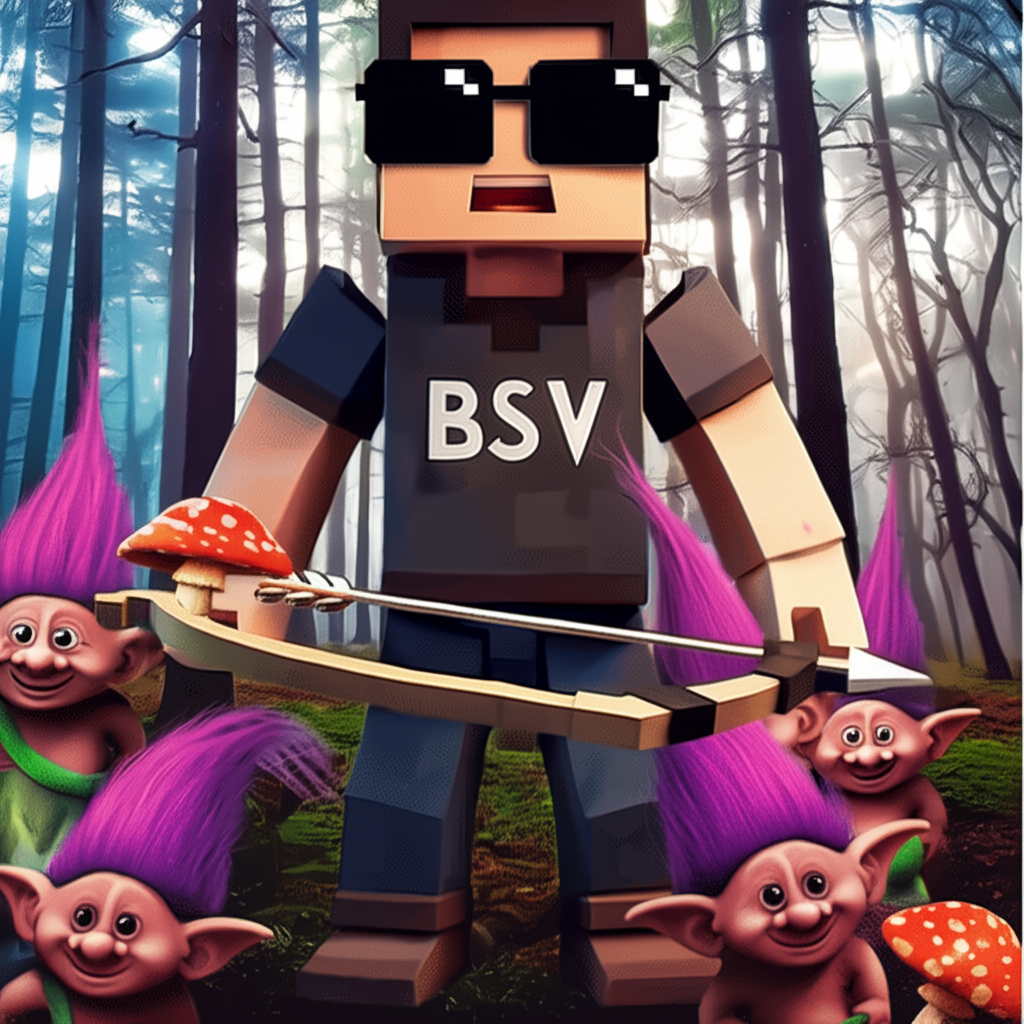 !edit the trolls are holding mushrooms