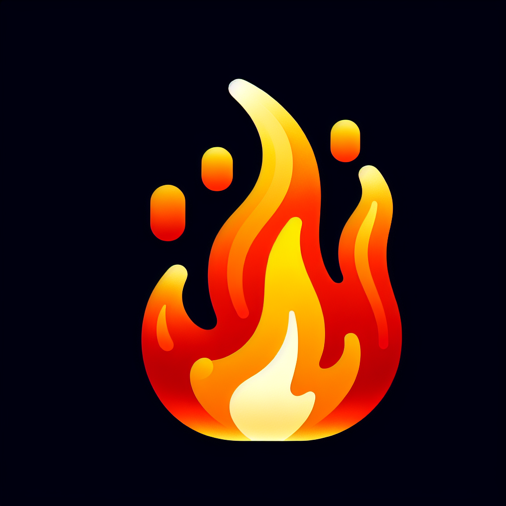 "spitting lorem impsum from the bowels of hell" !dalle fire emoji