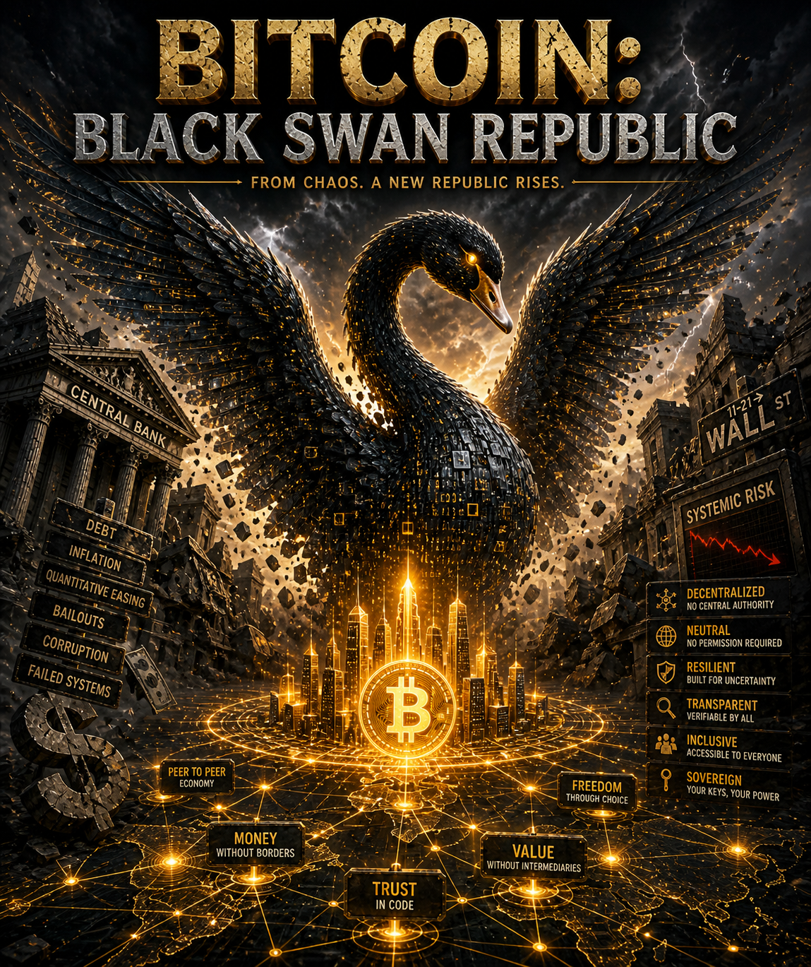 [[BSV PROWESS]]:

BITCOIN: BLACK SWAN REPUBLIC
History does not move in straight lines.
It moves in…