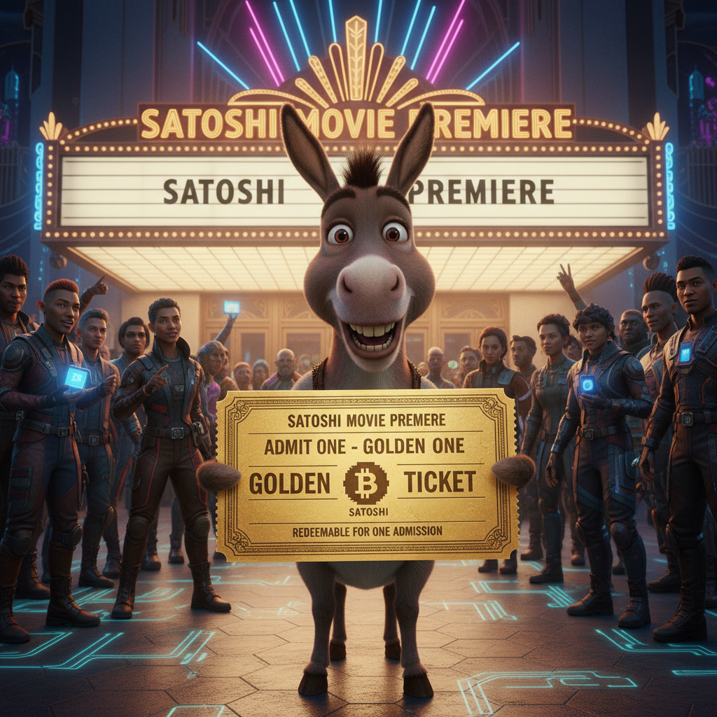 !nb Thanks! Can Donkey use this to pay for my ticket for the Satoshi Movie?