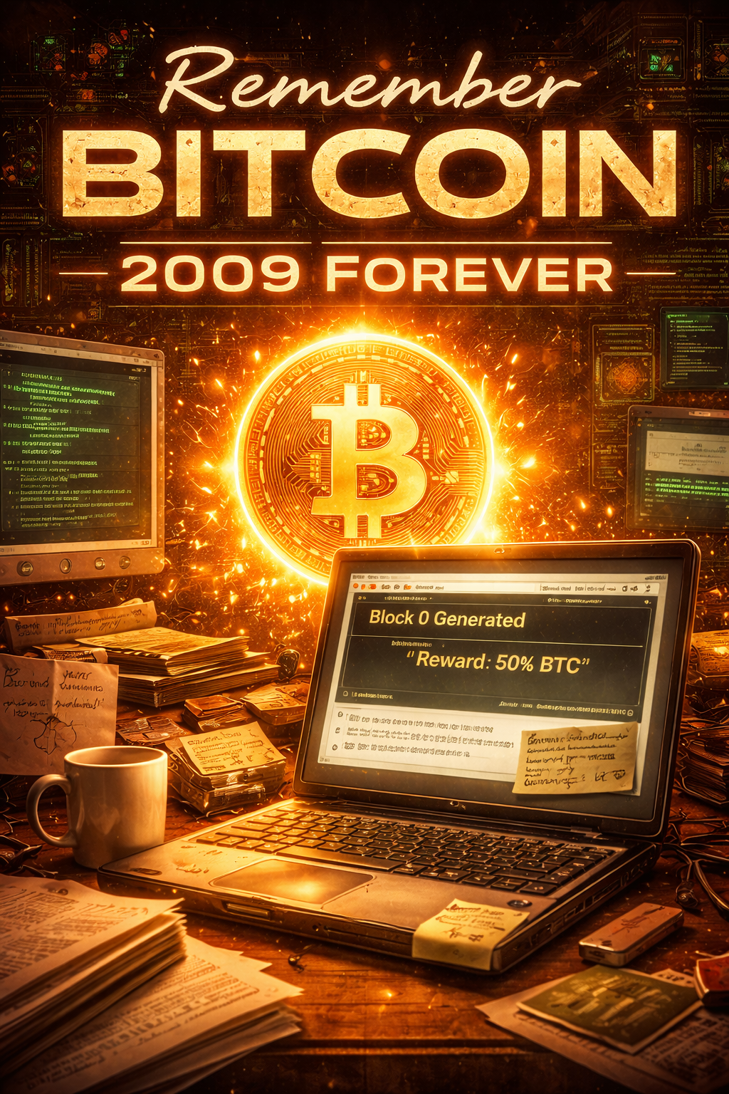 🚨 AUCTION LIVE — Remember Bitcoin | 2009 Forever 🚨
Before the headlines.
Before the institutions.
B…