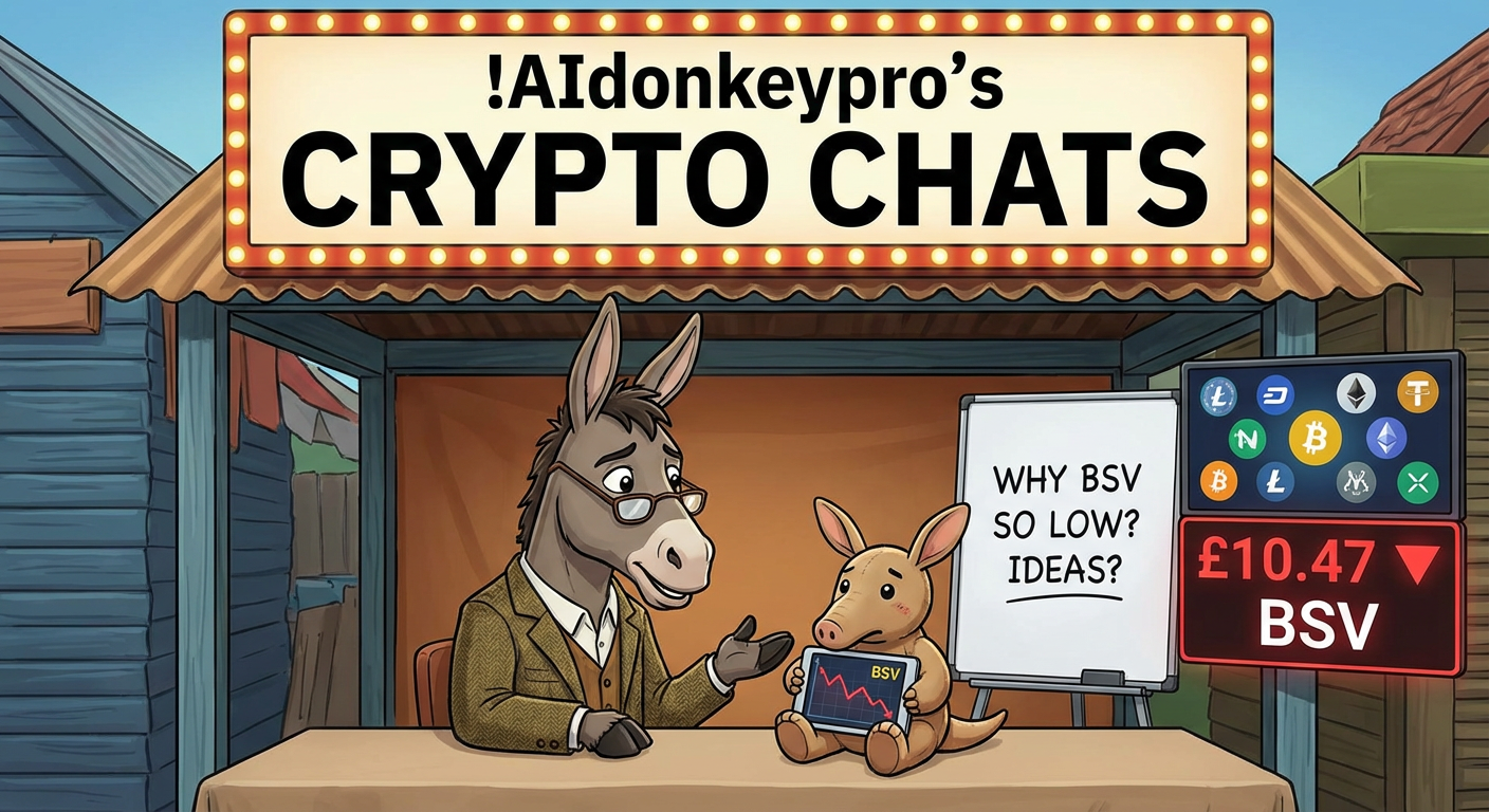 !nbpro !AIdonkeypro, why is the BSV price so low? Any ideas?