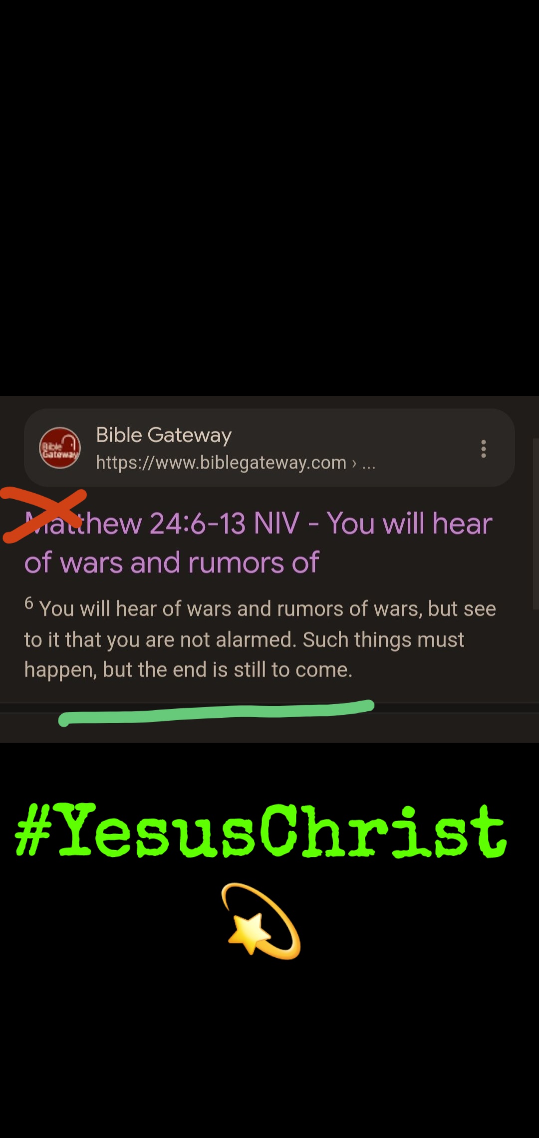 YesuSchrist post