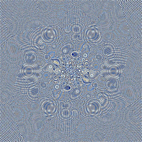 When you close your eyes and press on your eyeballs, you see patterns like this!
This actually has …