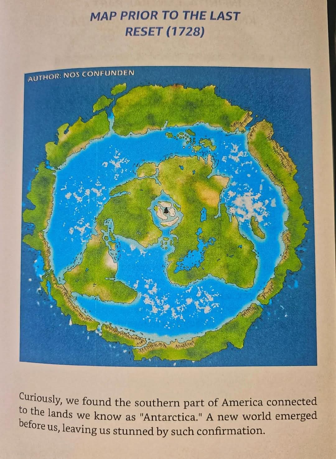The Earth before the last reset. Before the surrounding lands were frozen. The sea level was also s…