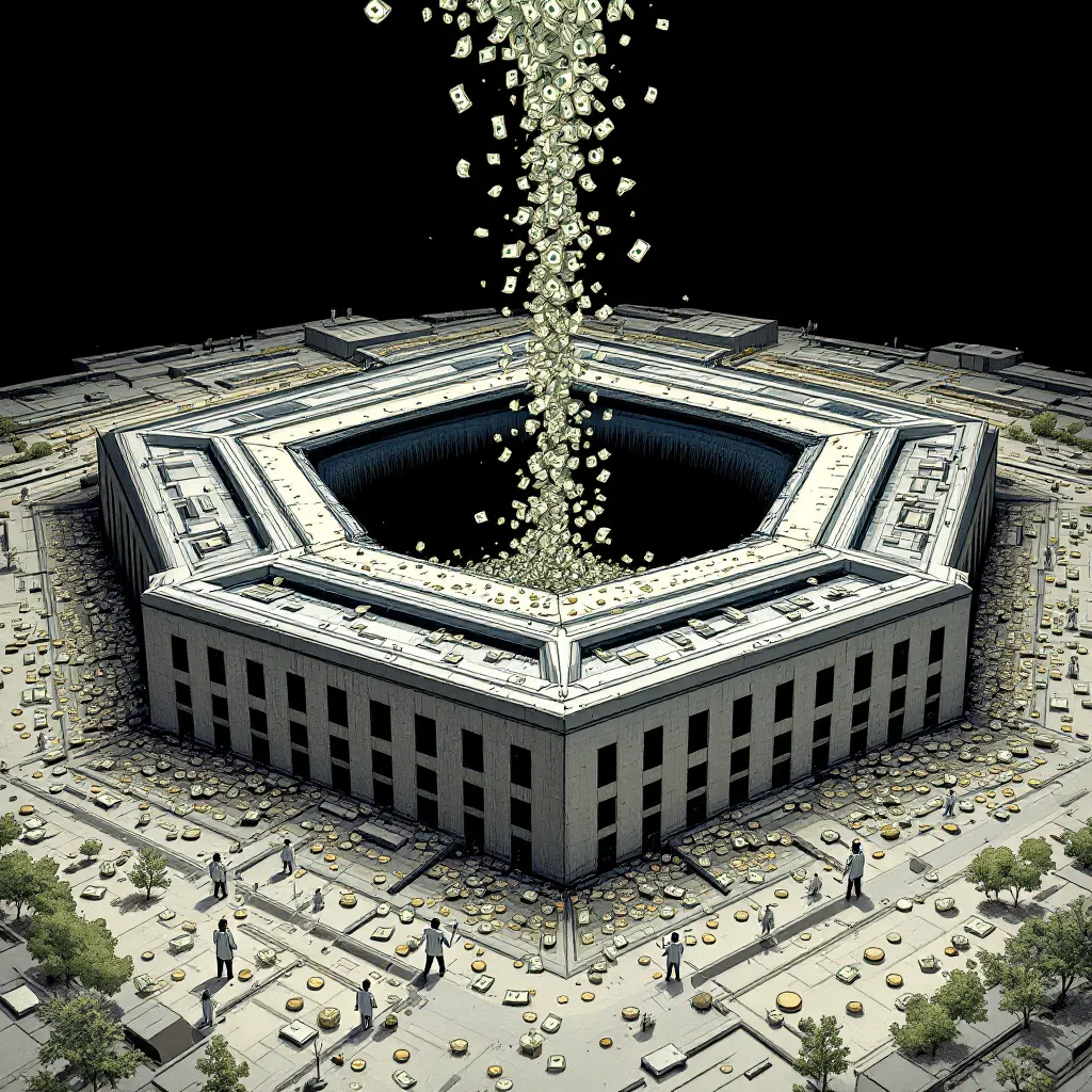 !flux11 The Pentagon, a black hole for money, scientists baffled