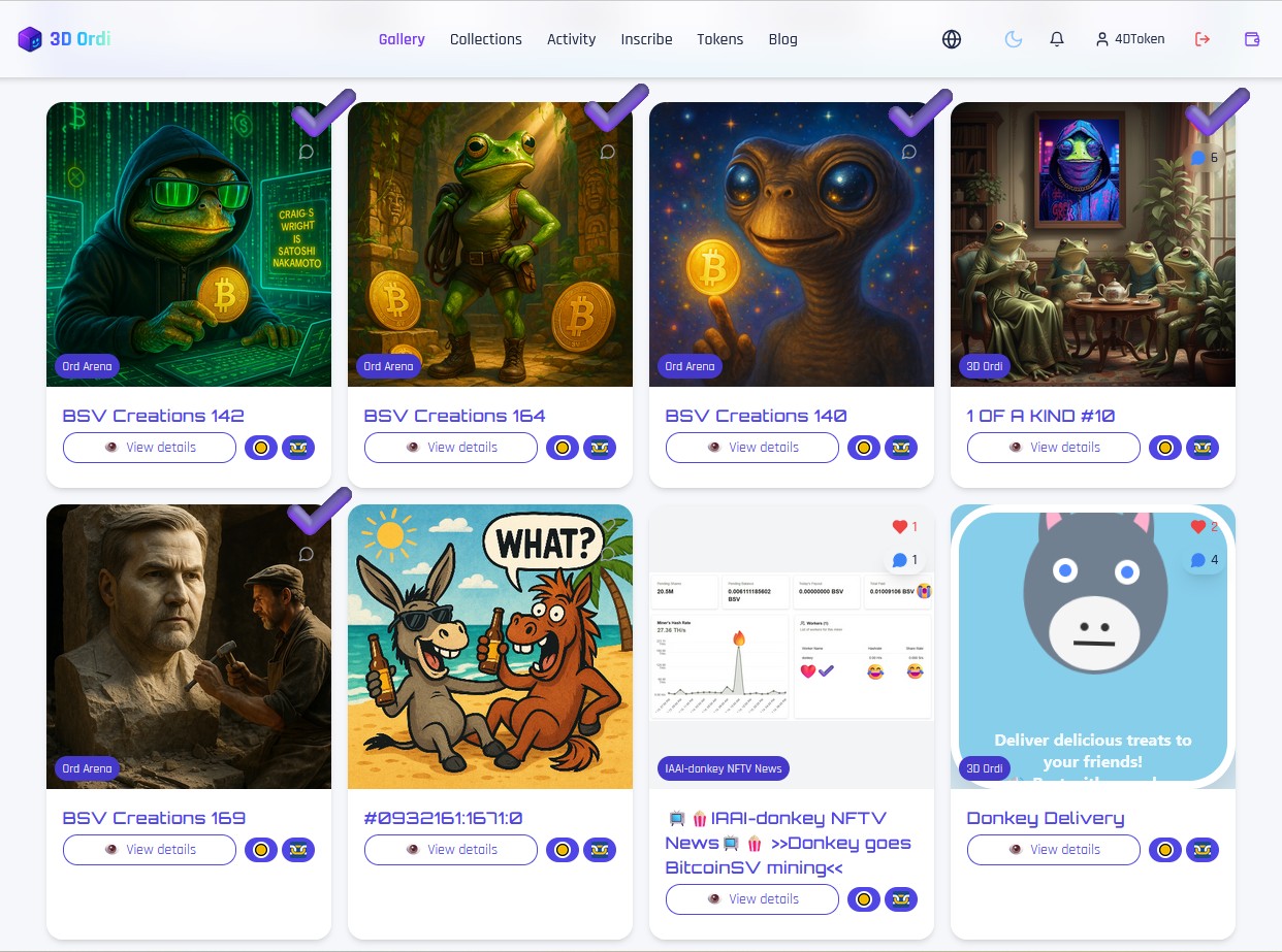 The first NFT sale via IAAI-DONKEYCOIN and BSV has been completed. 🤪✅🤪🥳🍻
https://1sat.market/market…
