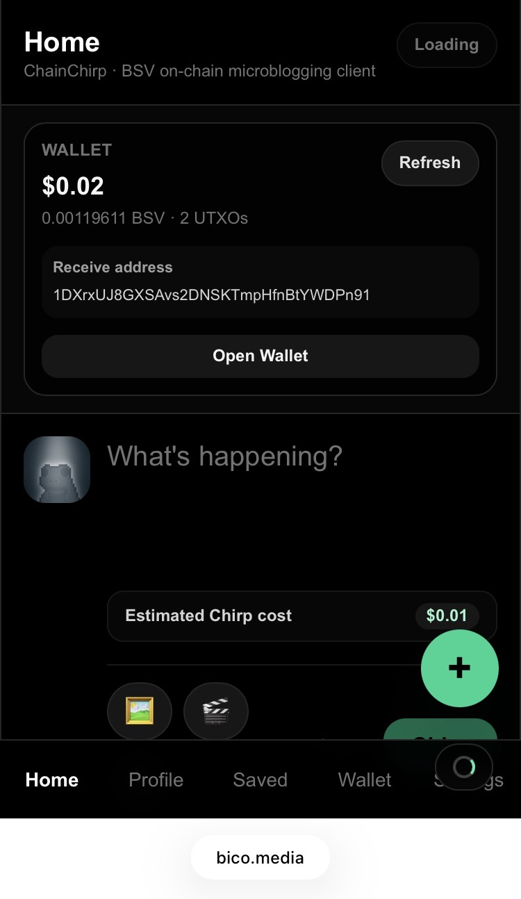 Do you know who made this?
An application called ChainChirp that reminds me of Twetch.
https://bico…