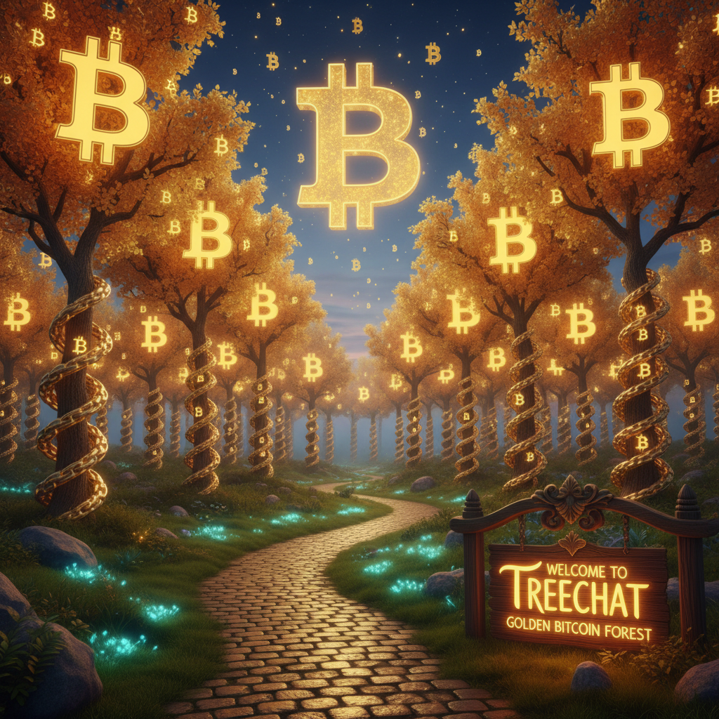 Welcome to treechat golden Bitcoin forest.!nb