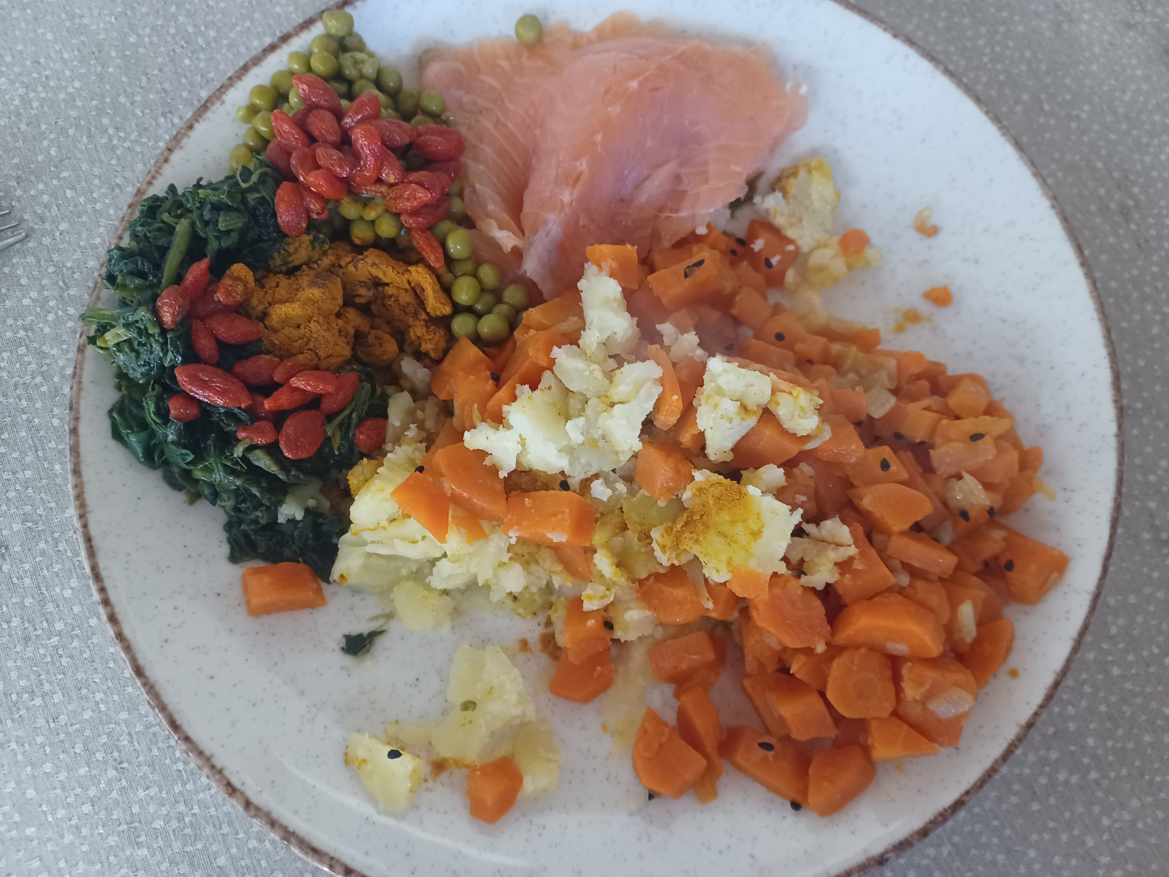 Lunch at home.