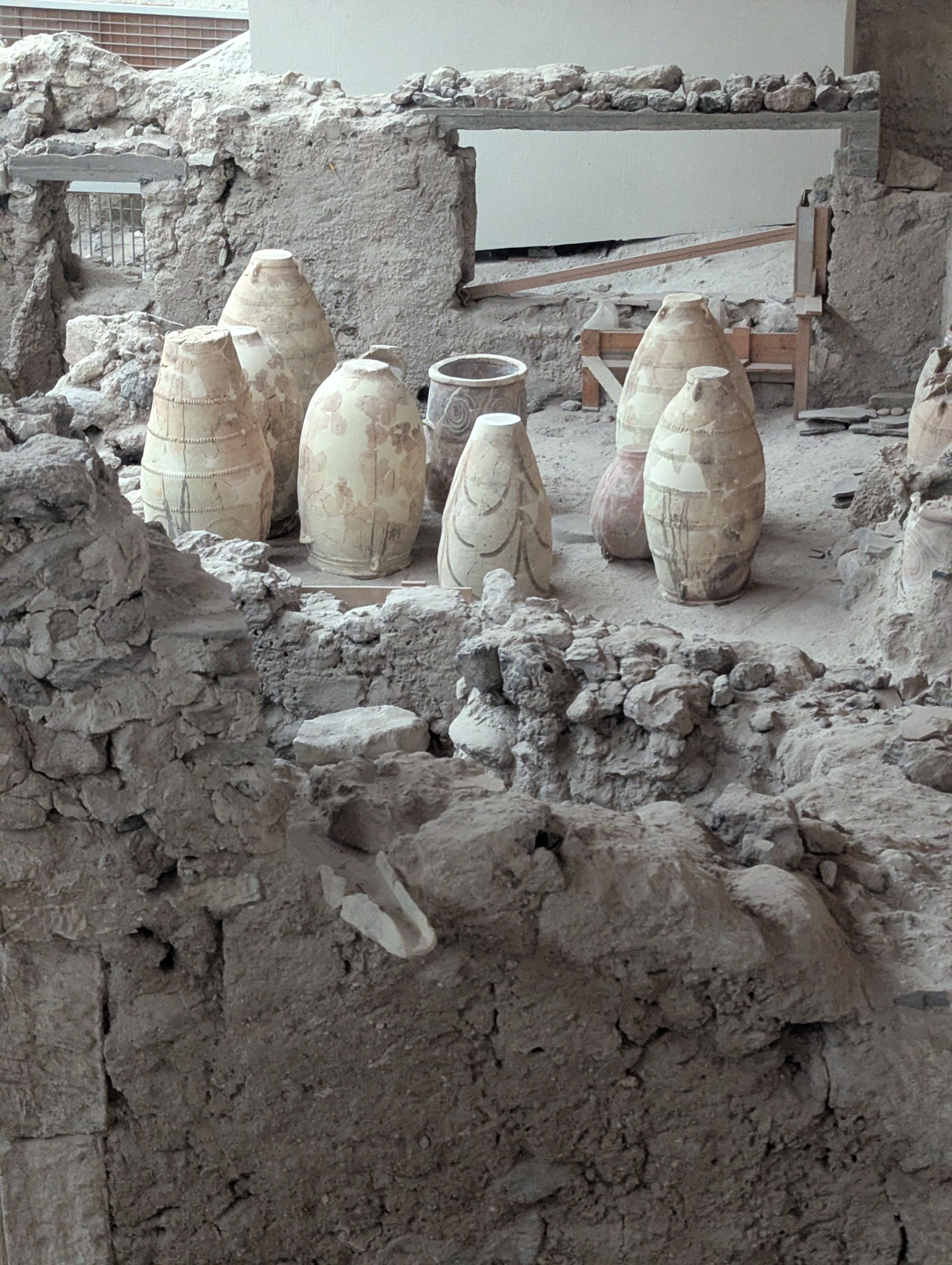 The building in this ancient town are three stories high before an earthquake and covered in volcan…
