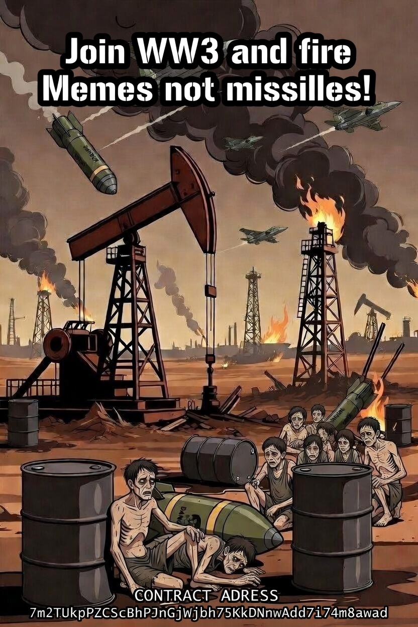 Join WW3 and fire Memes not missiles!
CONTRACT ADRESS
7m2TUkpPZCScBhPJnGjWjbh75KkDNnwAdd7i74m8awad