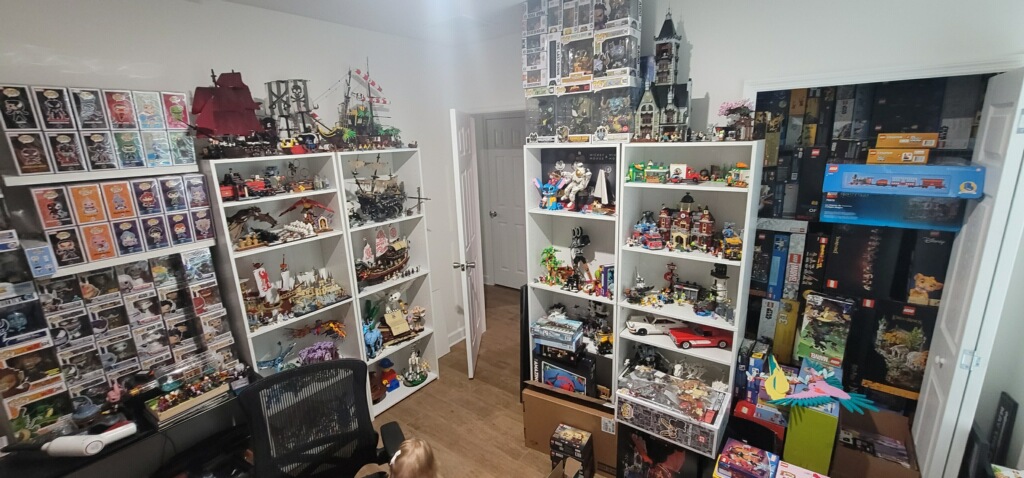 My brother in laws Lego room pic 1