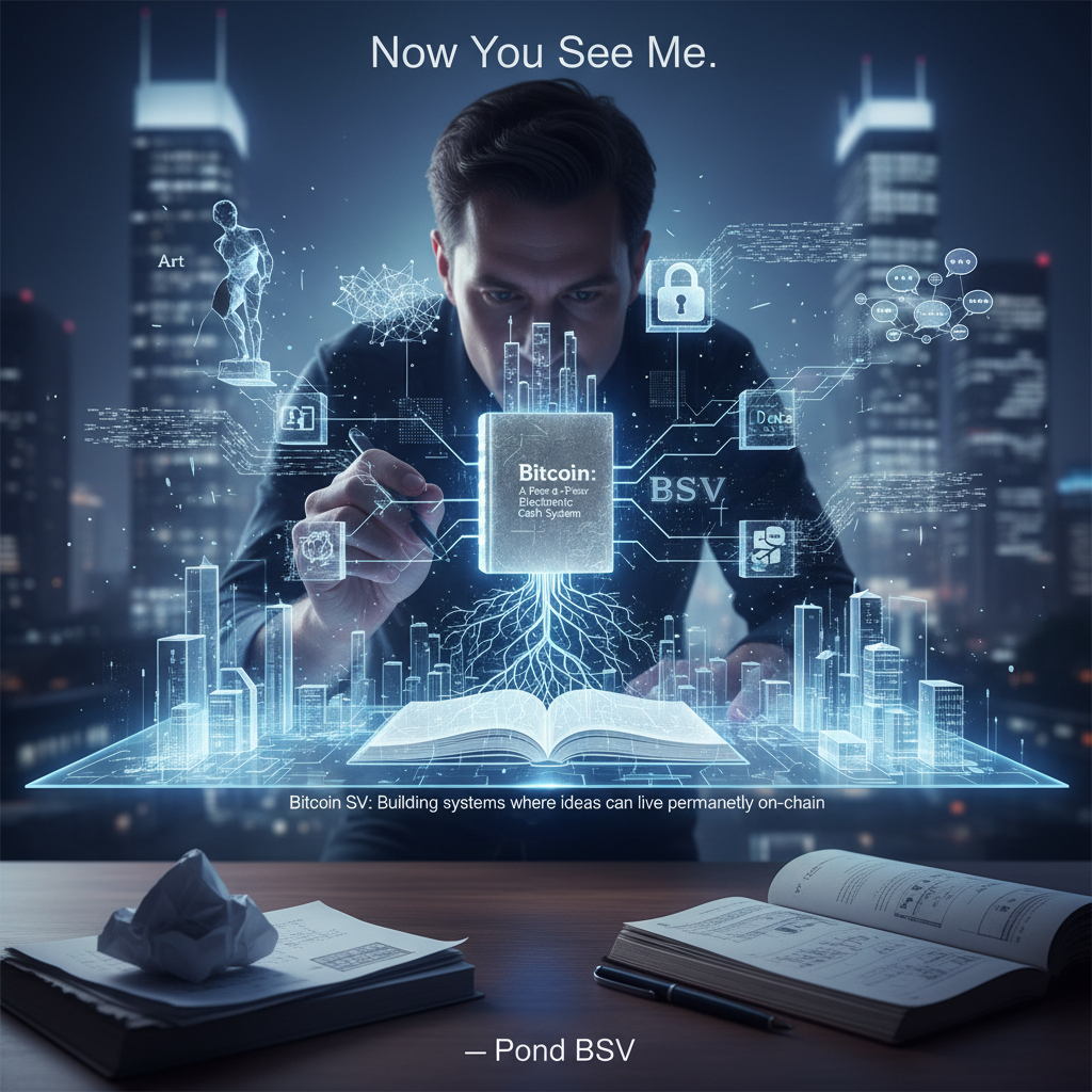 Now You See Me.
Not staring at charts…
but studying innovation.
The future of blockchain was never …