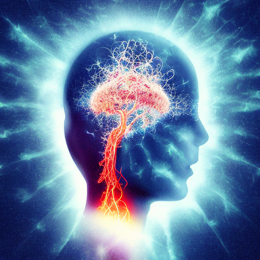 !sd2 concepts exploding out of a human mind, deviantart