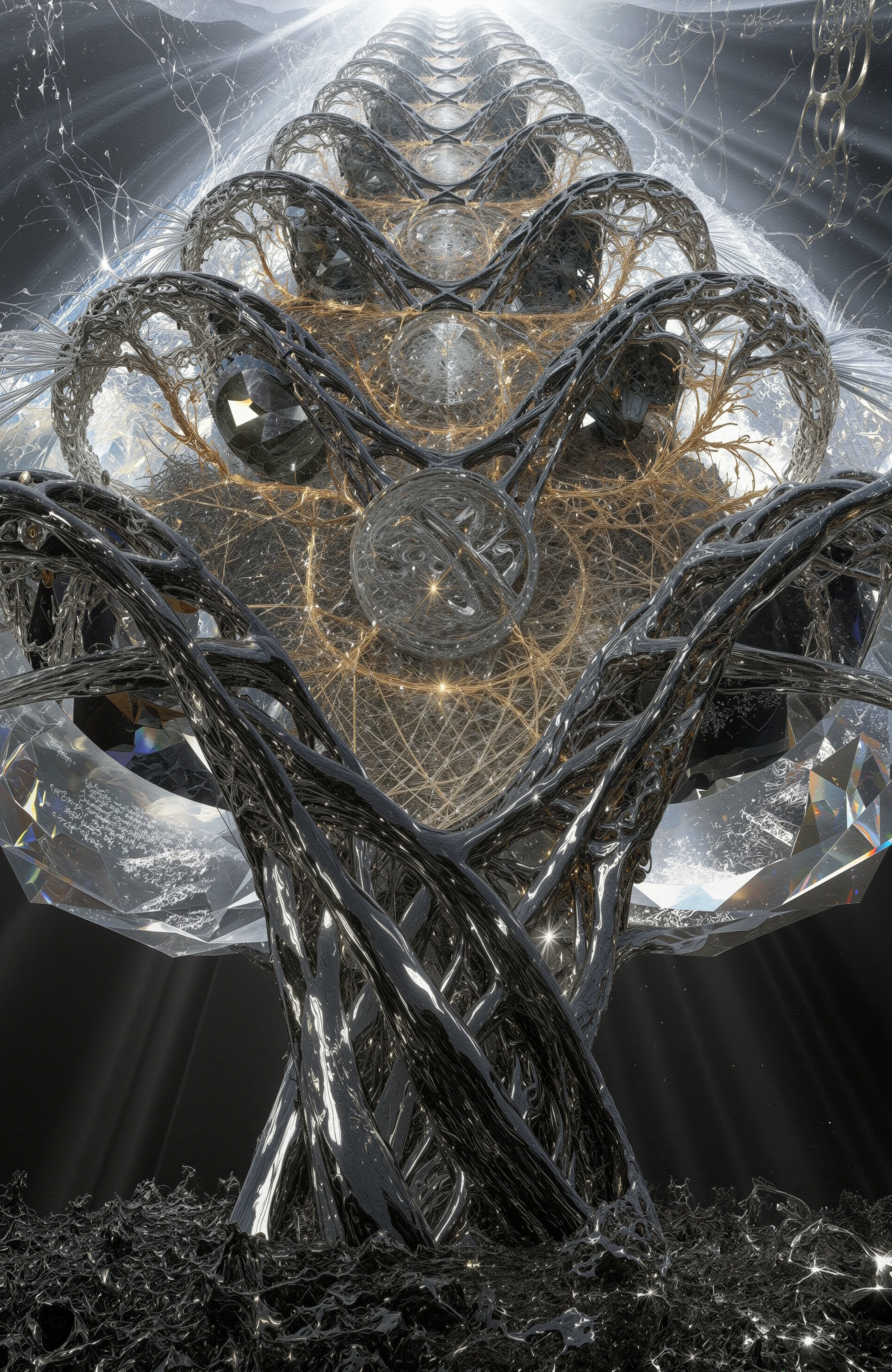 "Ascending Probability"
 [[art]]
Infinite Geometry and hyper-complex surrealism.
Topaz Upscale from…
