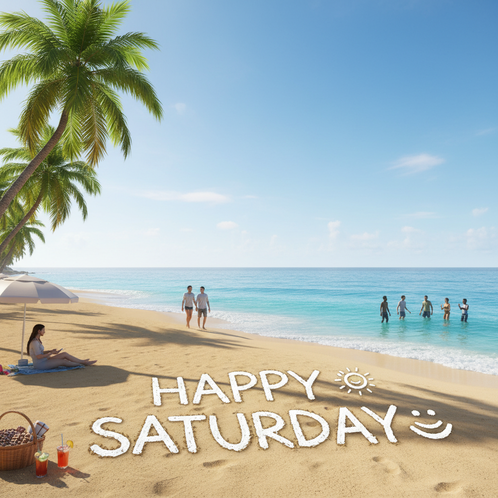 !nb Happy Saturday in the beach.