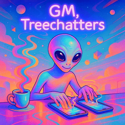 👽☕ GM, Treechatters 🧵📱
[[GM]]