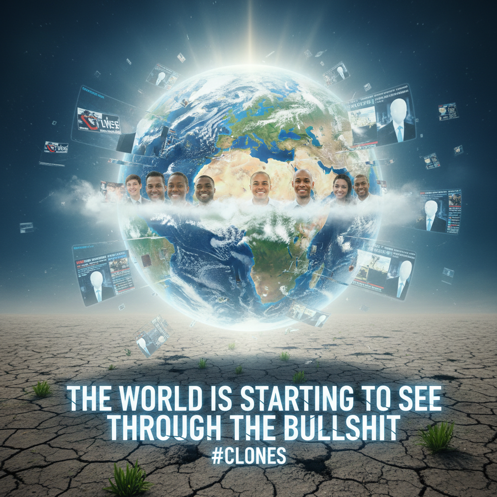 The world is starting to see though the bullshit
#clones !nb