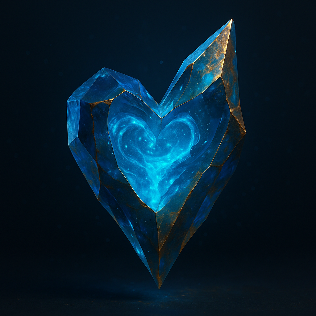 🎨 "Tideborn Heart Crystal" #1 (Super Rare) - IMAGE/PNG 1.41 MB #BSV #Ordinals #BitcoinSV @Bsvcrypto…
