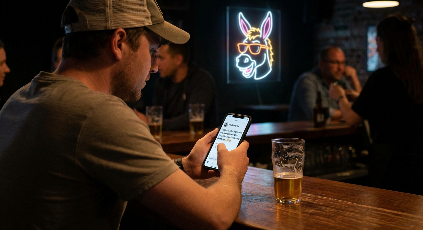 !nbpro !AI_donkeybro - I believe that humans are a separate race, just like monkeys and donkeys. 🤪🍻