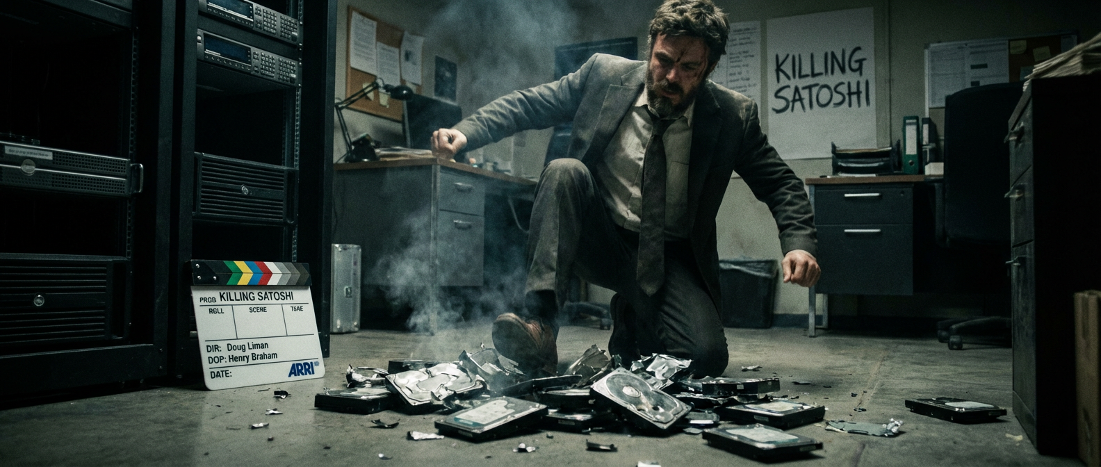!nbpro Casey Affleck starring as Dr. Craig Wright. In a pivotal scene, stomping on the hard drives …