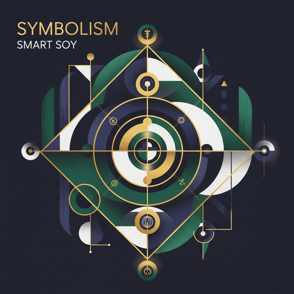 !nb A RECORDCOVER WITH THE TITEL 'SYMBOLISM' AND ARTISTNAME 'SMART SOY'. BE CREATIVE, MAKE IT ART A…