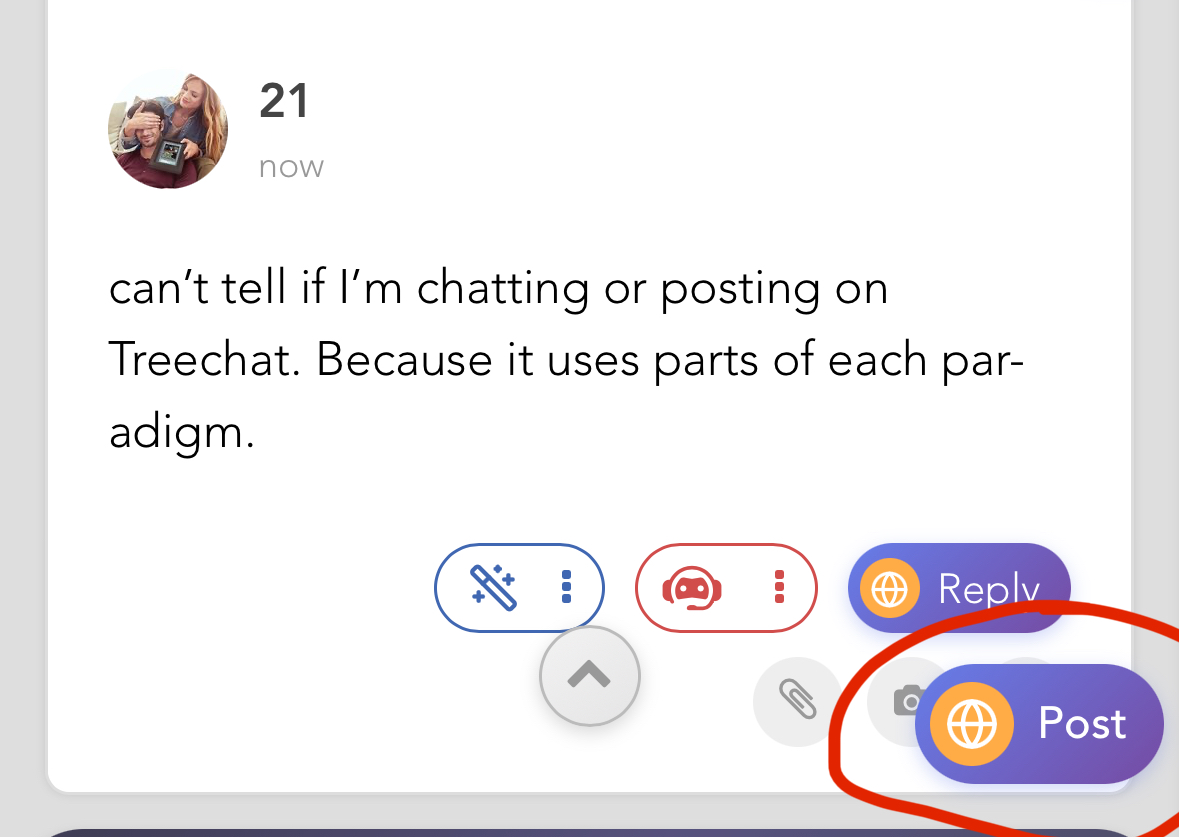 So I pressed Post again instead of reply. Don’t make me feel stupid