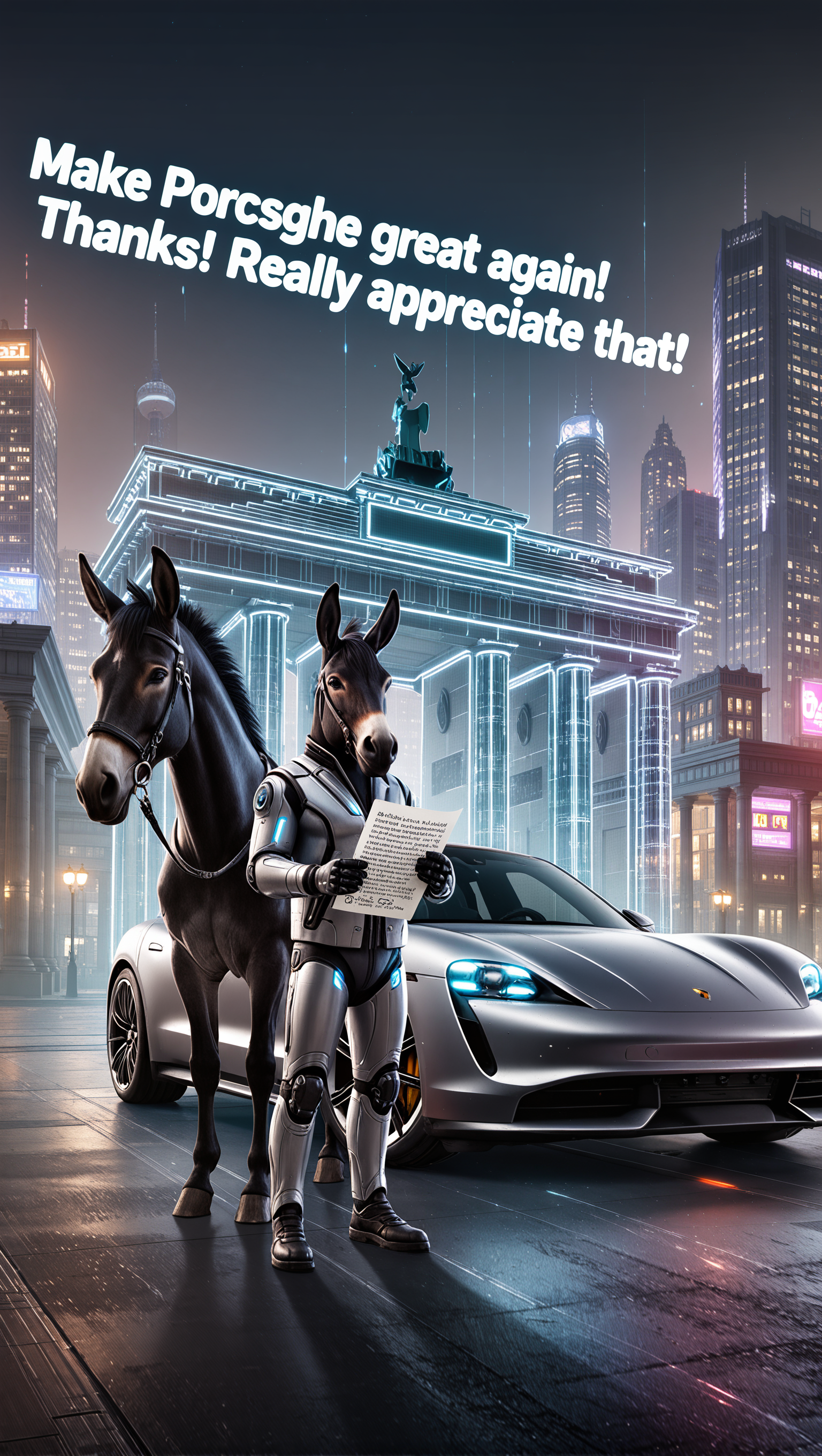 Stupid Things2009* IAAI-make PORSCHE great again 🤪🫏🤪🐎🚗🏎️🦸‍♂️💪👨‍🔬
#5 🤪🐴 POWER 🚗🎶🎶