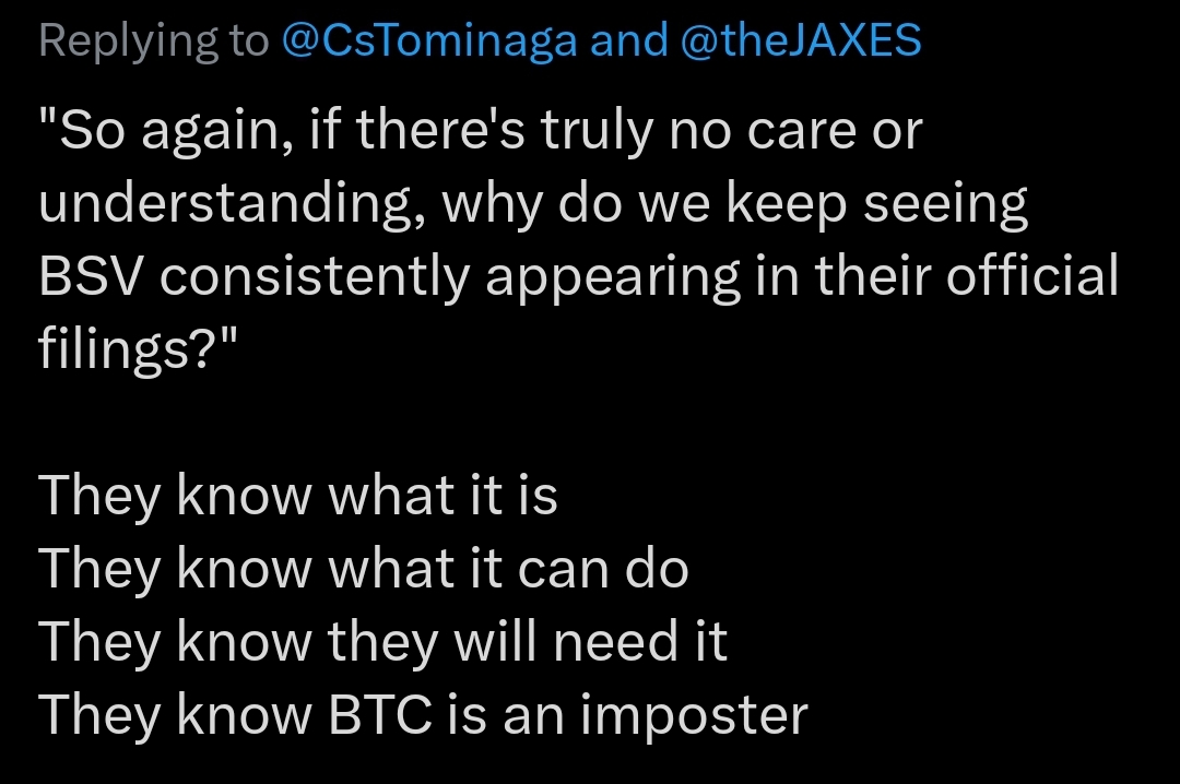 BitCoin is BSV