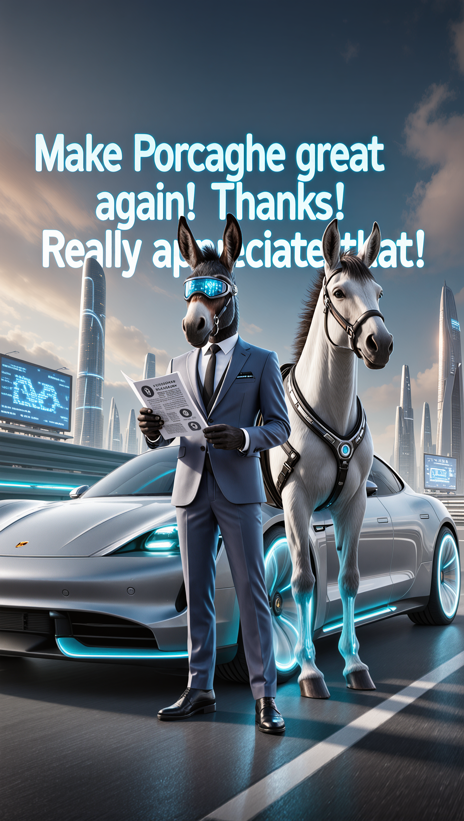 Stupid Things2009* IAAI-make PORSCHE great again 🤪🫏🤪🐎🚗🏎️🦸‍♂️💪👨‍🔬
#18 🤪🐴 POWER 🚗🎶🎶